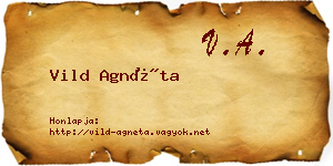 Vild Agnéta névjegykártya